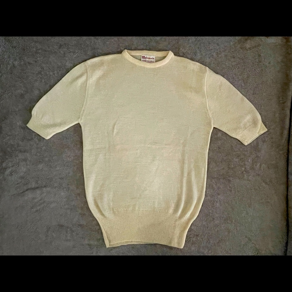 Vintage Spinnerin knitted top